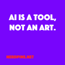 AI Art Sucks Pin