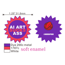 AI Art Sucks Pin