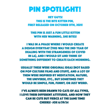 Bite Kitten Pin
