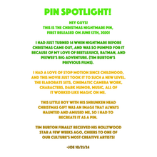 Christmas Nightmare Pin