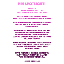 Dennis Nedry Pin