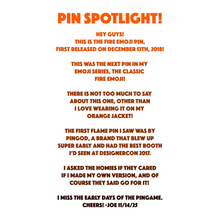 Fire Emoji Pin