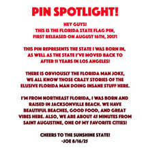 Florida State Flag Pin