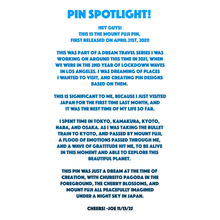 Mount Fuji Pin