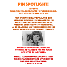 Overlook Elevator Pin