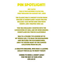 Partners Statue Pin