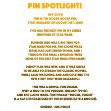 Roger Roger Pin