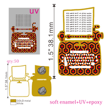 Overlook Typewriter Pin