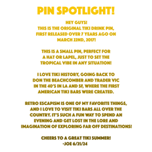 Tiki Drink Pin