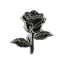 Black Rose Pin
