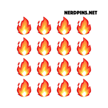 Fire Emoji Pin