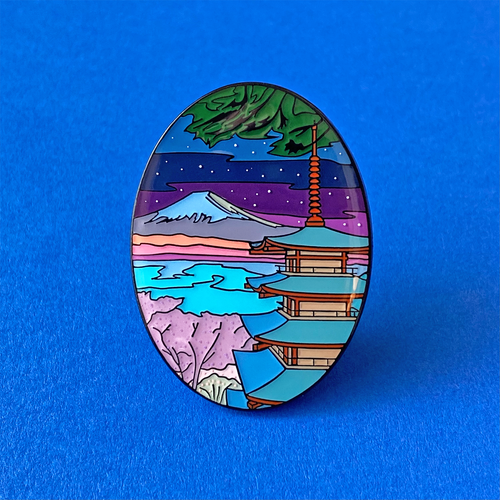 Mount Fuji Pin