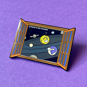 Universe Window Pin